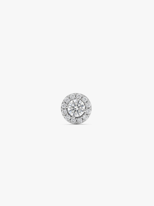 Silver Eclat Stud For Him