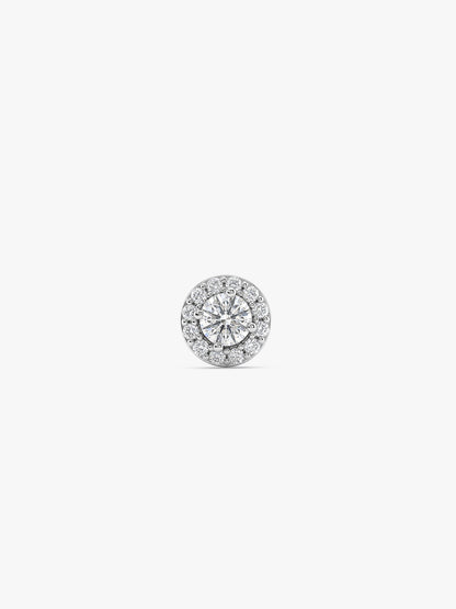 Silver Eclat Stud For Him