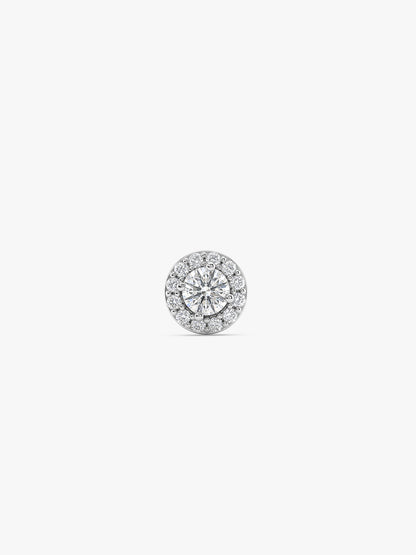 Silver Eclat Stud For Him