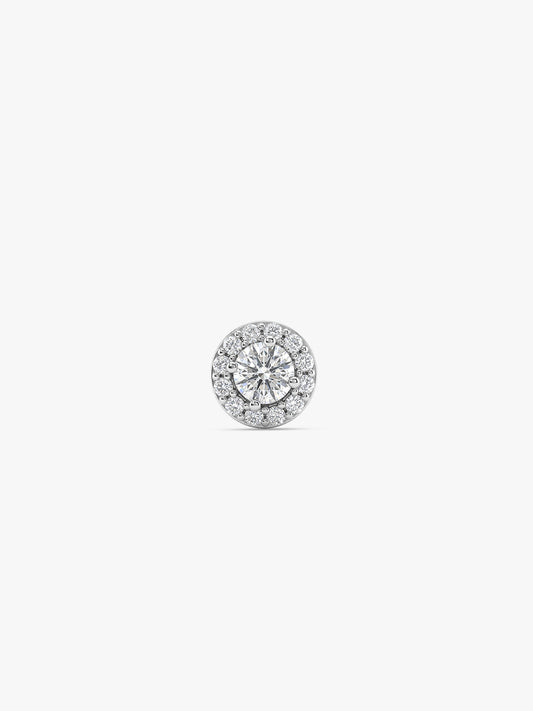 Silver Eclat Stud For Him