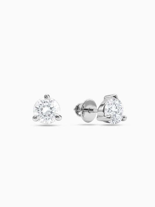 Silver Glint Stud For Men