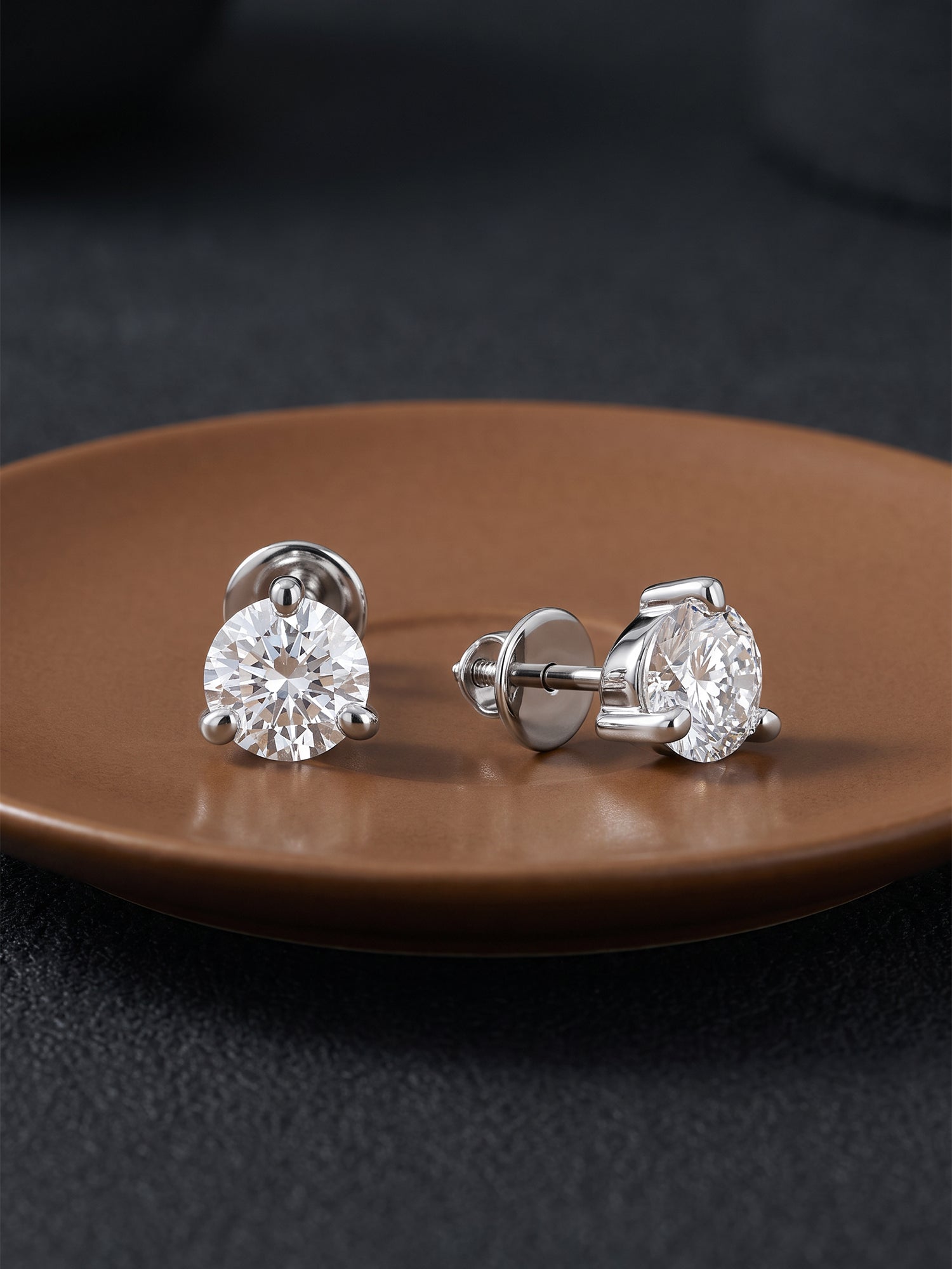 Silver Glint Stud For Men