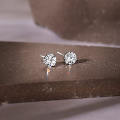 Silver Glint Stud For Men