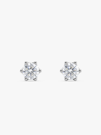 Silver Orb Stud For Men