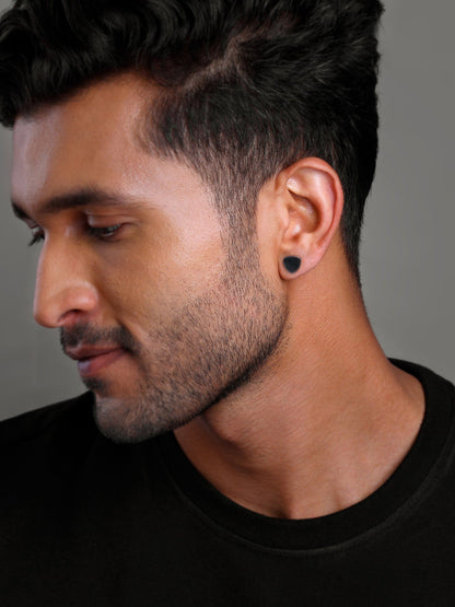 Black Rhodium Titan Spirit Earring For Men