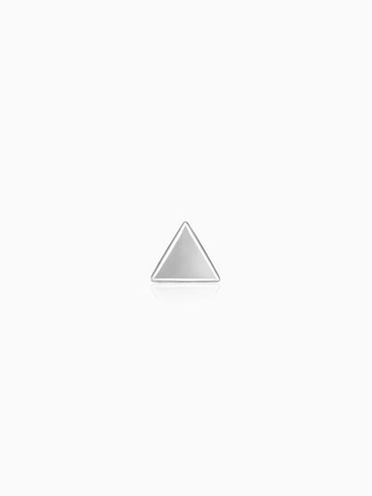 Silver Trigon Stud For Him
