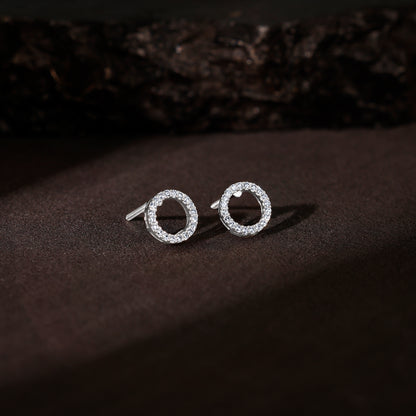 Silver Echo Stud For Men
