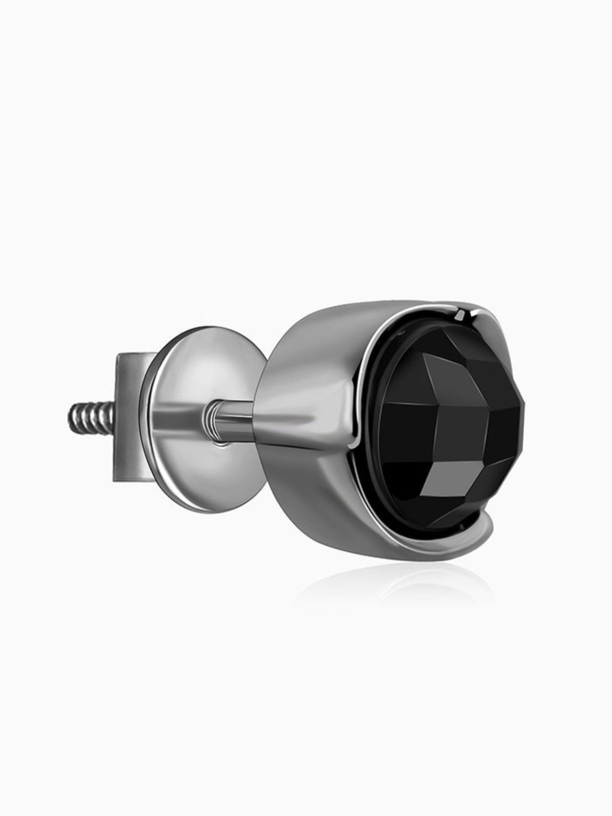 Black Rhodium  Midnight Apex Stud For Men