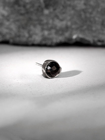 Black Rhodium  Midnight Apex Stud For Men
