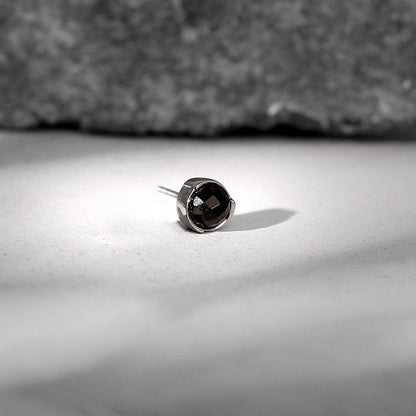 Black Rhodium  Midnight Apex Stud For Men