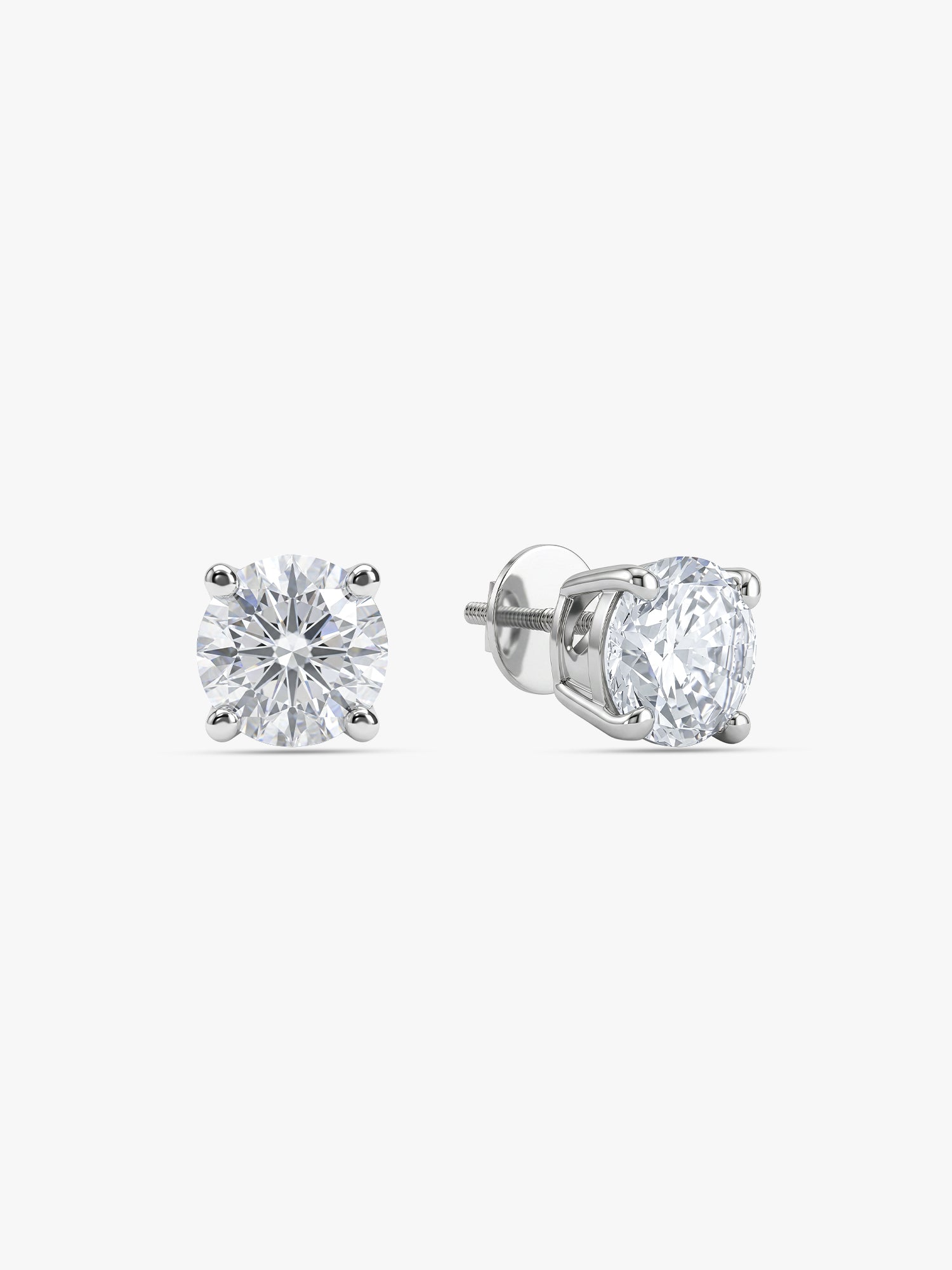 Silver Shining Star Earring For Men