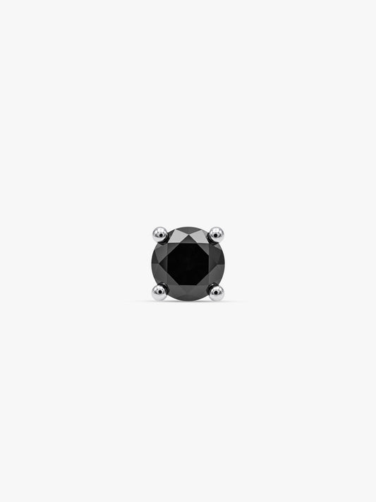 Silver Storm Edge Earring For Men