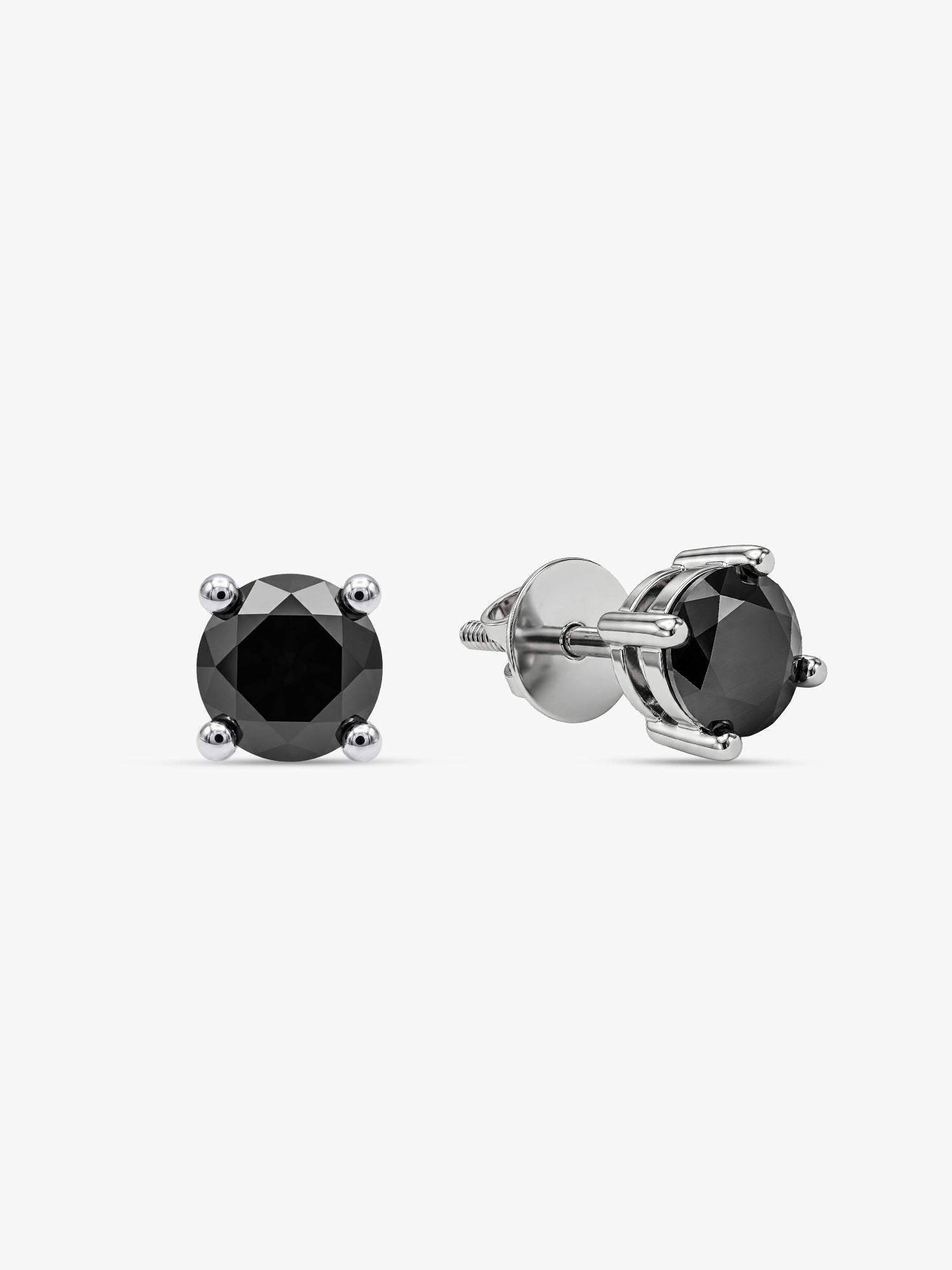 Silver Storm Edge Earring For Men