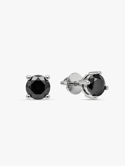 Silver Storm Edge Earring For Men