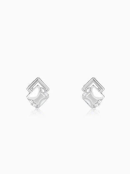 Silver Glint Stud For Him