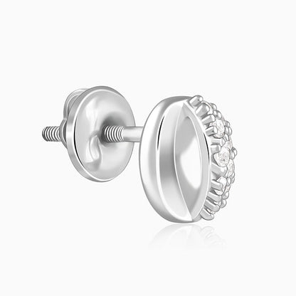 Silver Regal Stud For Him