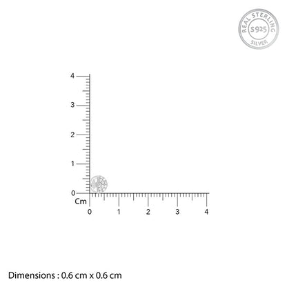 Silver Regal Stud For Him