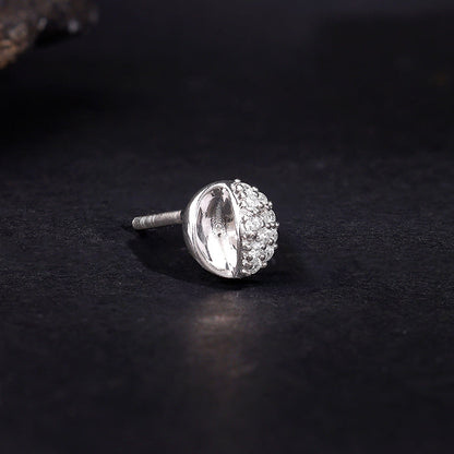 Silver Regal Stud For Him