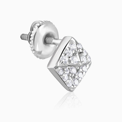 Silver Edifac Stud For Him