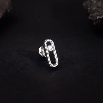 Silver Highness Stud For Him