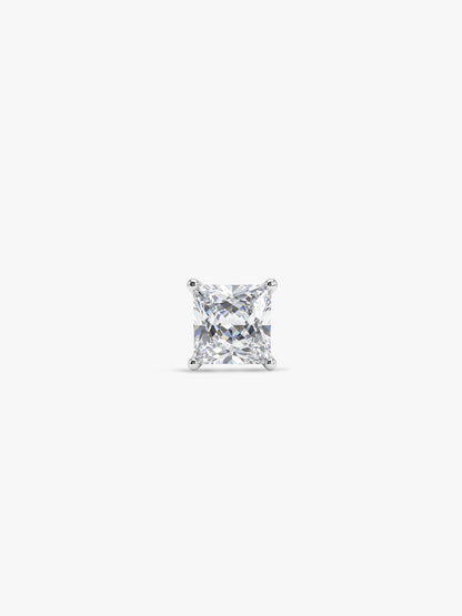 Silver Classy Zirconia Stud For Him