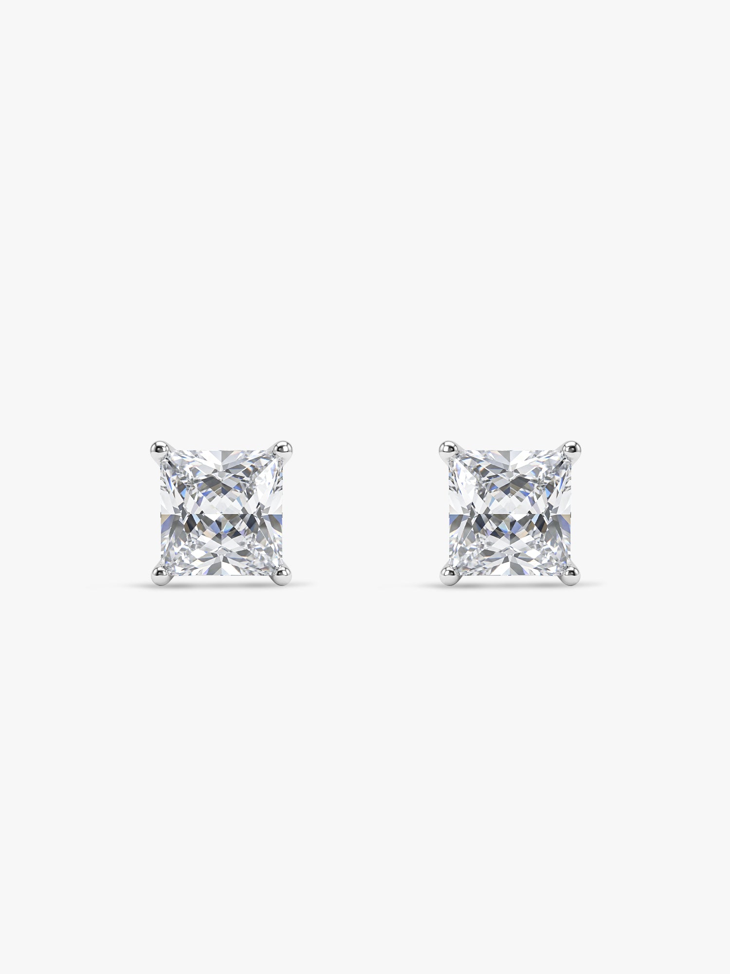 Silver Classy Zirconia Stud For Him