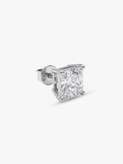 Silver Classy Zirconia Stud For Him