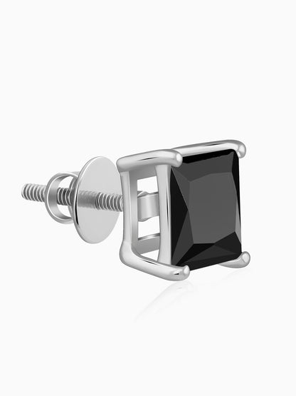 Silver Black Shadow Stud For Him