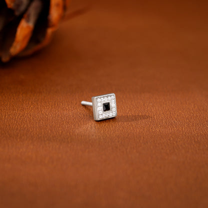 Silver Twilight Spark Stud For Him