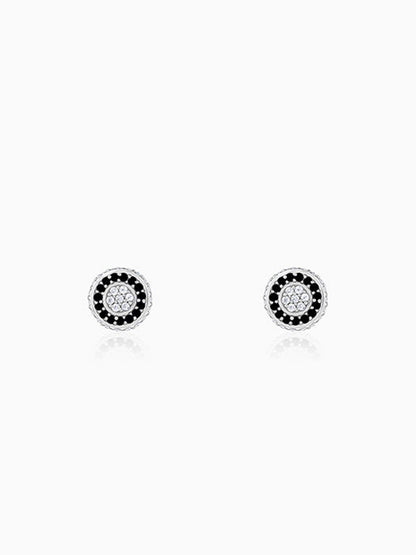 Silver Black Ice Stud For Him
