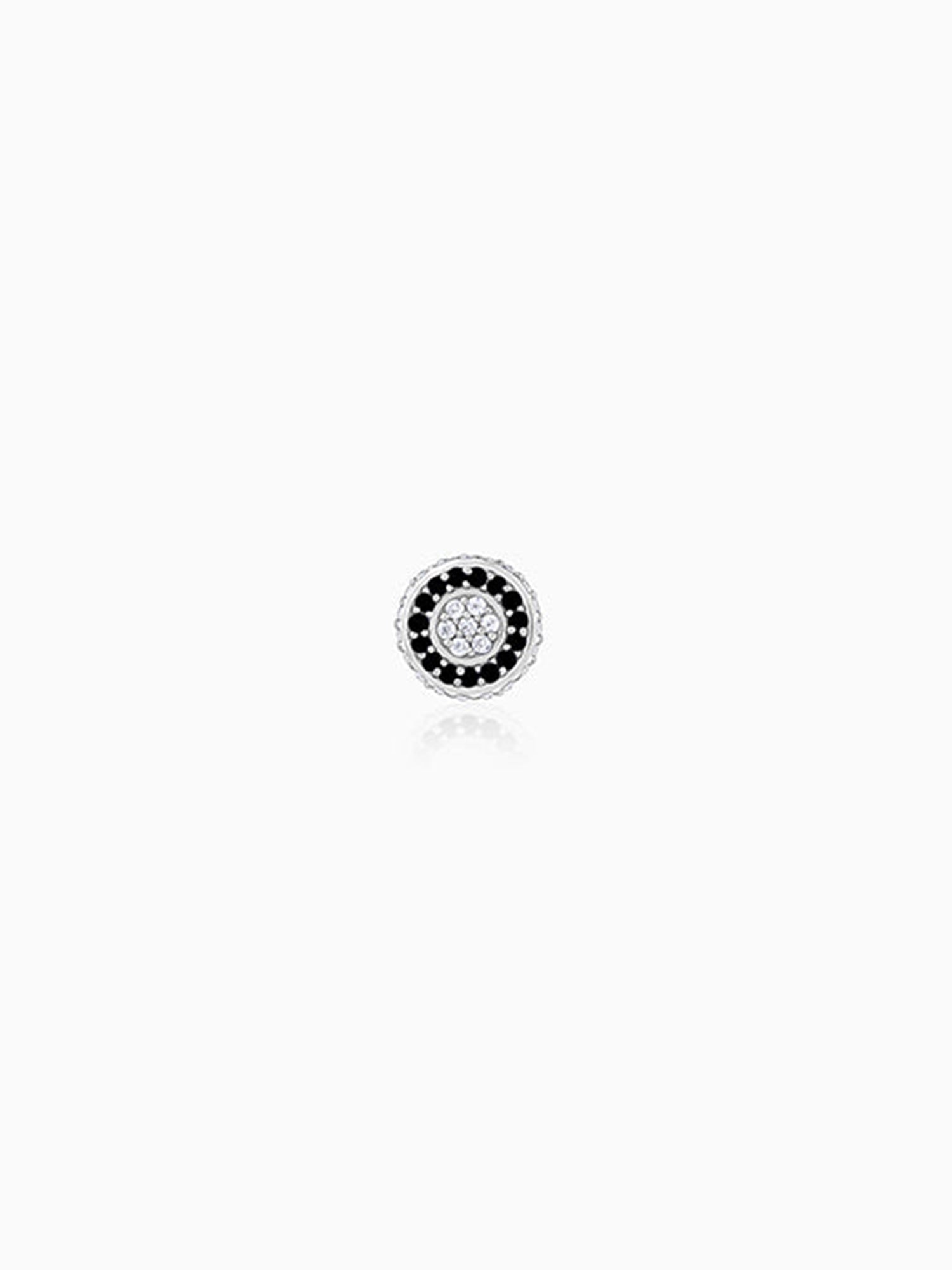 Silver Black Ice Stud For Him