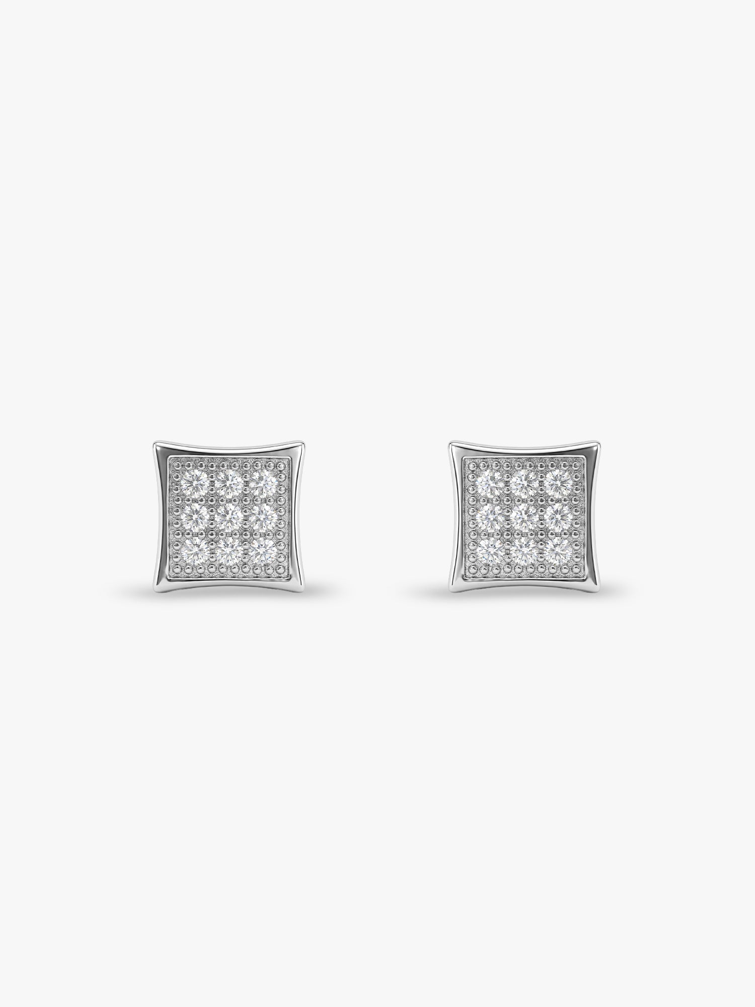 Silver Urban Code Stud For Him