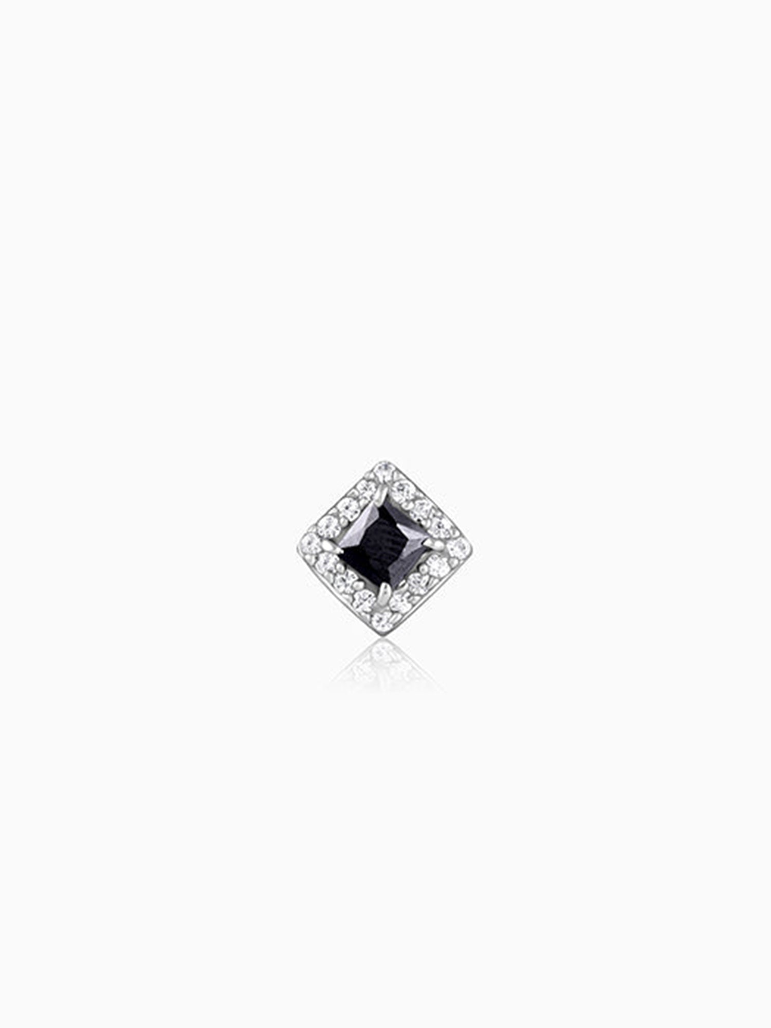 Silver Celestial Square Stud For Him