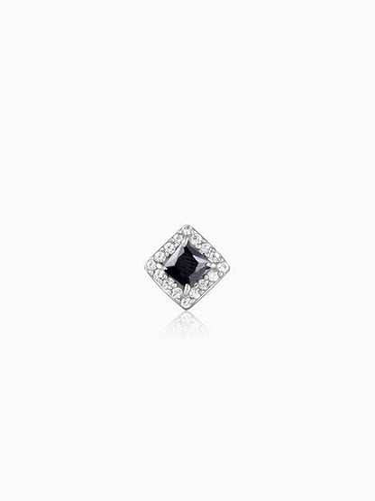 Silver Celestial Square Stud For Him