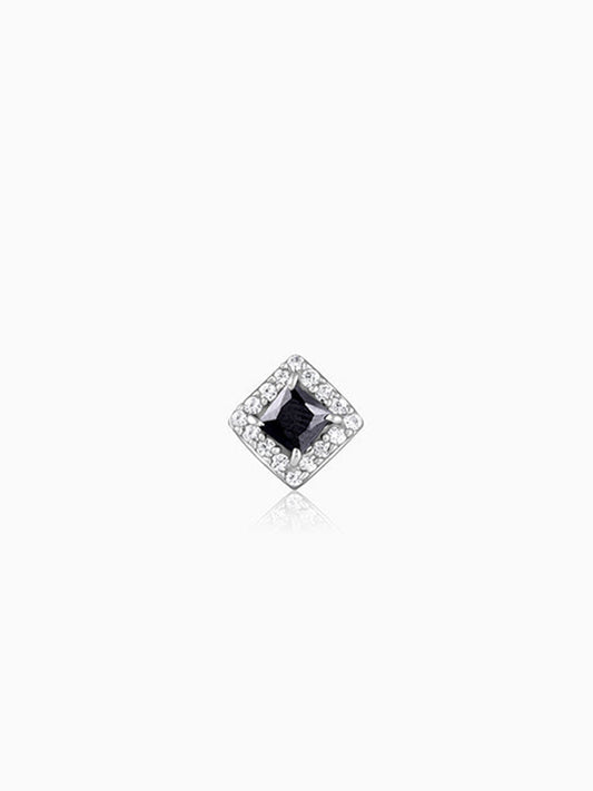Silver Celestial Square Stud For Him