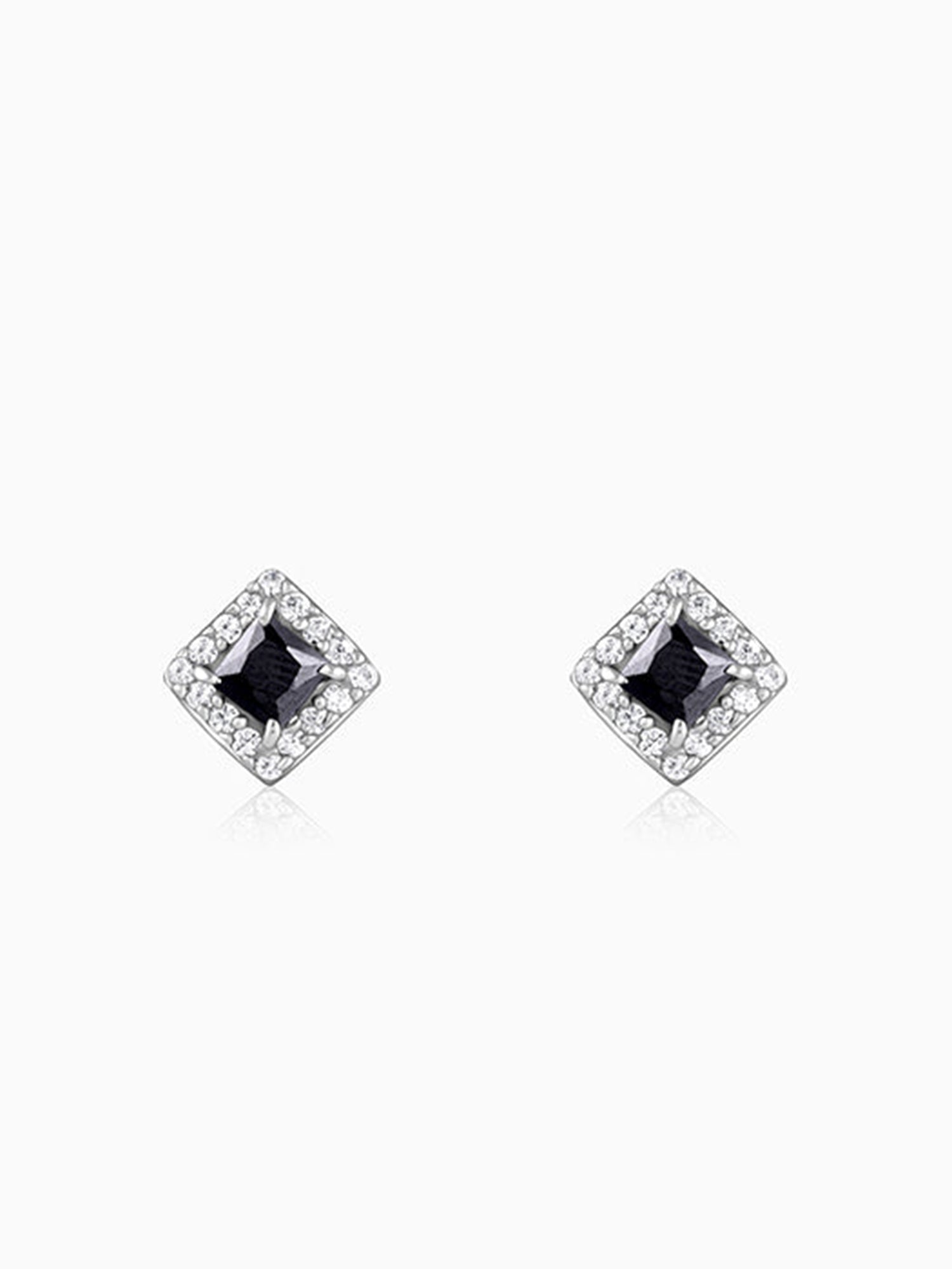 Silver Celestial Square Stud For Him