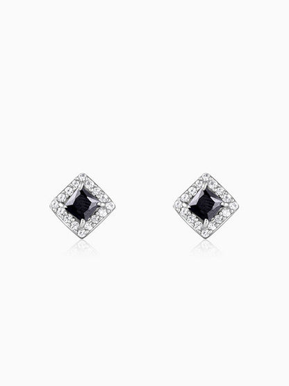 Silver Celestial Square Stud For Him