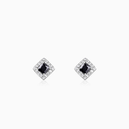 Silver Celestial Square Stud For Him