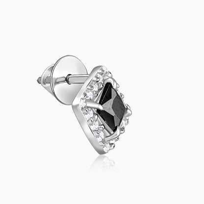 Silver Celestial Square Stud For Him