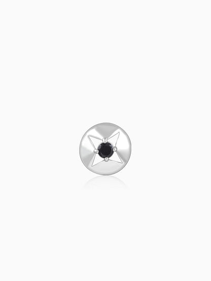 Silver Nightfall Star Stud For Him