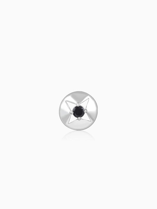 Silver Nightfall Star Stud For Him