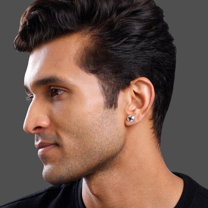 Silver Nightfall Star Stud For Him