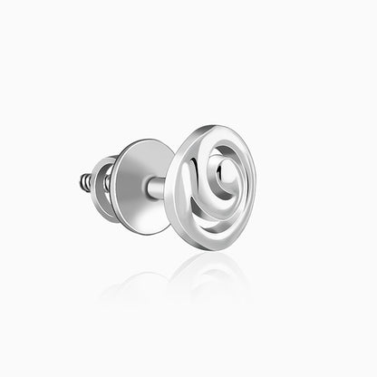 Silver GeoGlow Stud For Him