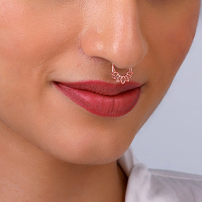 Rose Gold Kamal Septum Ring