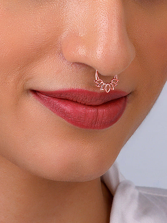 Rose Gold Kamal Septum Ring