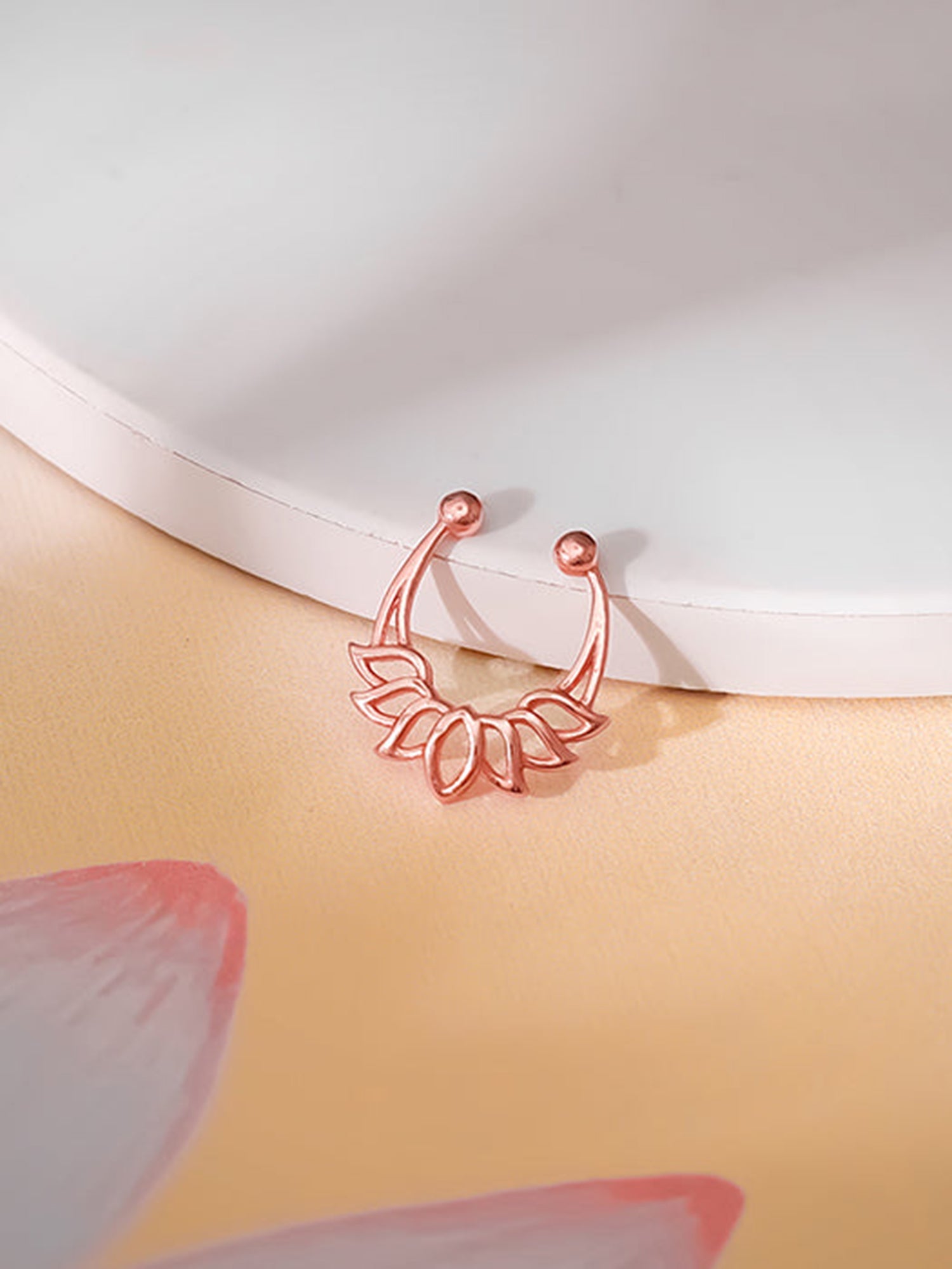 Rose Gold Kamal Septum Ring