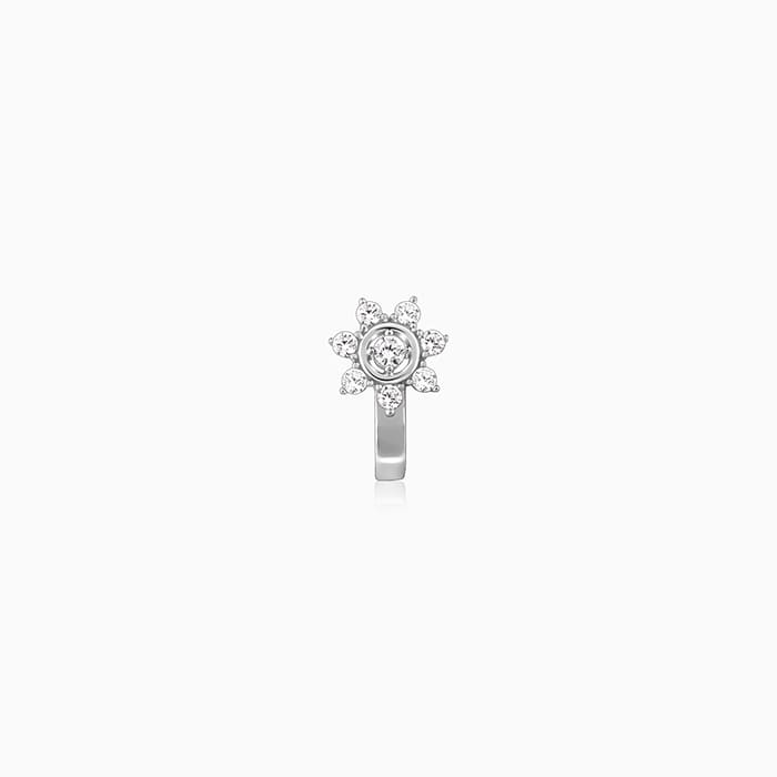 Silver Anokhi Nose Pin (Clip on) - Image 1