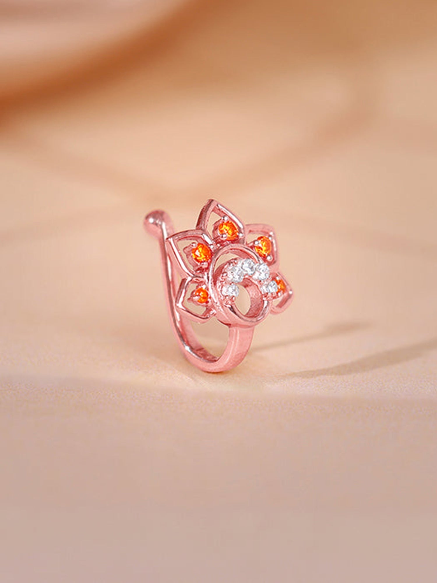 Rose Gold Uma Nose Pin (Clip on)