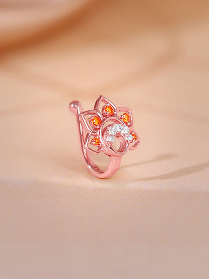 Rose Gold Uma Nose Pin (Clip on)