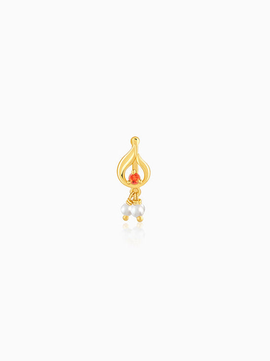 Golden Iris Nosepin (Clip on)